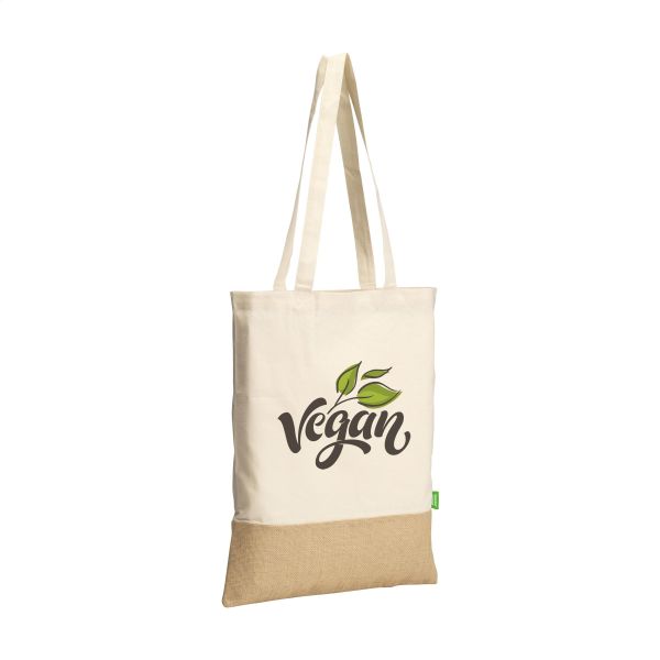 Combi Organic katoenen Shopper tas