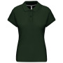 Damespolo korte mouwen Forest Green XL