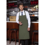 BLS 4 Bib Apron Basic with Buckle - moss green - Stck