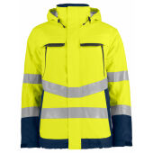 6441 padded jacket HV Yellow/navy XS