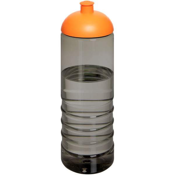 H2O Active® Eco Treble 750 ml dome lid sport bottle - Charcoal/Orange