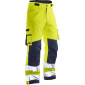 Jobman 2236 Hi-vis winter trousers star geel/navy C60