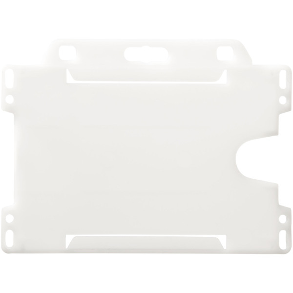 Vega plastic card holder - Frosted clear