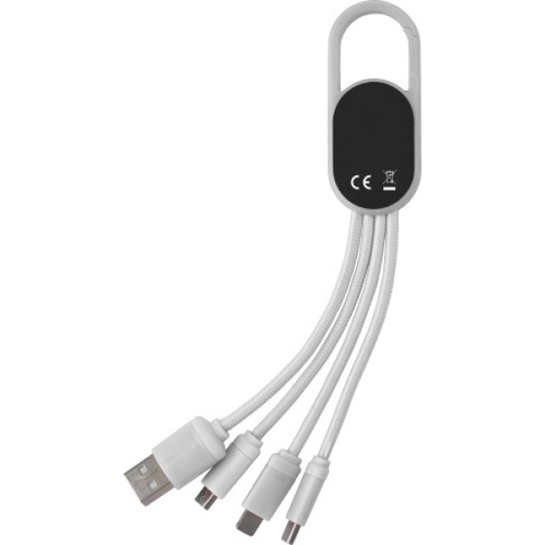 4-in-1 Charging cable set Idris white