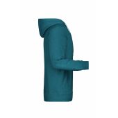 Men's Hoody - petrol-melange - S