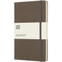 Moleskine Classic L hardcover notitieboek - gelinieerd - Aarde bruin