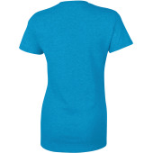Heavy Cotton™Semi-fitted Ladies' T-shirt Heather Sapphire 3XL