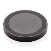 5W wireless charging pad round, black