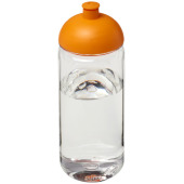 H2O Active® Octave Tritan™ 600 ml bidon met koepeldeksel - Transparant/Oranje