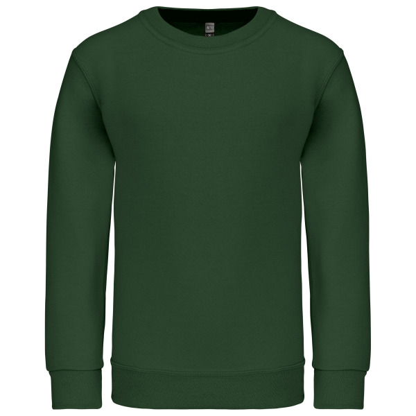 Kindersweater ronde hals Forest Green 4/6 jaar