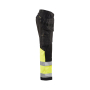 High Vis werkbroek met stretch en gereedschapzakken