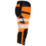 6577 3/4 pant stretch Orange/Black C44