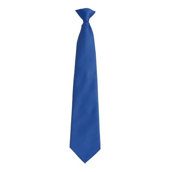'Colours' Fashion Clip Tie, Royal Blue, ONE, Premier