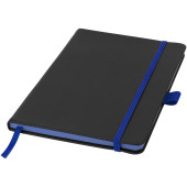 Color-edge A5 hardcover notitieboek - Zwart/Koningsblauw