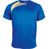 Kids' short-sleeved jersey Sporty Royal Blue / Sporty Yellow / Storm Grey 12/14 years