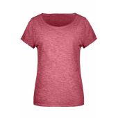 Ladies' Slub-T - chili - XXL