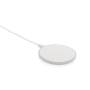 RCS standard recycled plastic 10W wireless charger, white