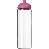 H2O Active® Vibe 850 ml sportfles met koepeldeksel - Transparant/Roze