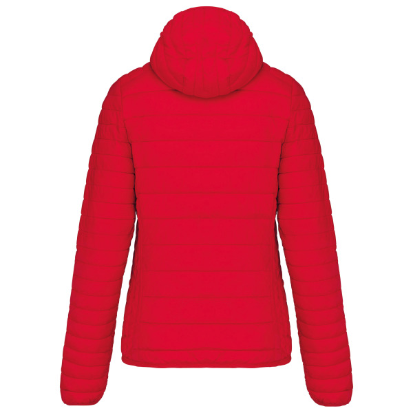Ladies' lightweight hooded padded jacket Red XL