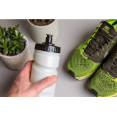 Sport bidon van gerecyclede melkflessen Sport bidon van gerecyclede melkflessen