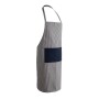 Ukiyo Aware™ 280gr recycled katoenen deluxe schort, donkerblauw