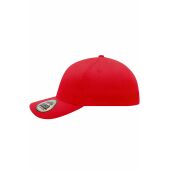 MB6206 6 Panel Elastic Fit Baseball Cap - red - L/XL