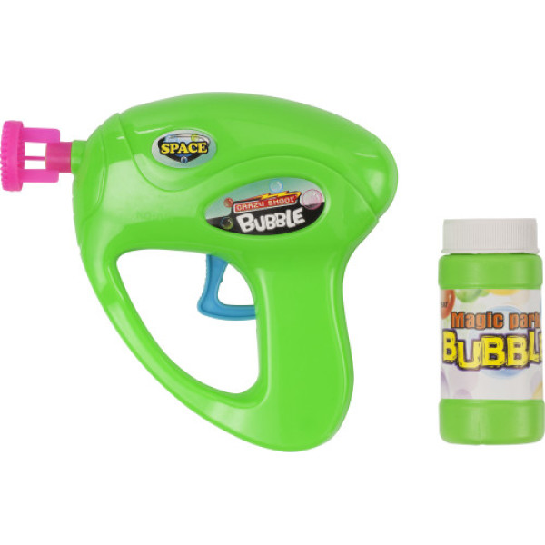 Plastic bubble gun