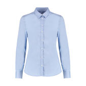Women's Tailored Fit Stretch Oxford Shirt LS - Light Blue - 2XL