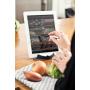 Chef tablet standaard met touchpen, zwart