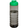 H2O Active® Eco Treble 750 ml flip lid sport bottle - Charcoal/Green