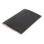Softcover PU notebook with coloured edge, white