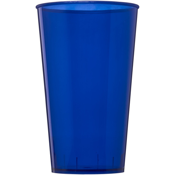 Arena 375 ml plastic tumbler - Transparent dark blue