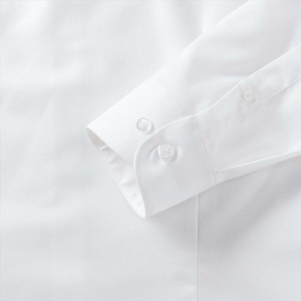 Men's L/S Tail. Button-Down Oxford Shirt, White, S, RUS