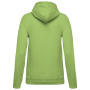 Eco damessweater met capuchon Lime XS