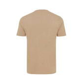 Iqoniq Manuel gerecycled katoen t-shirt ongeverfd, heather brown (L)