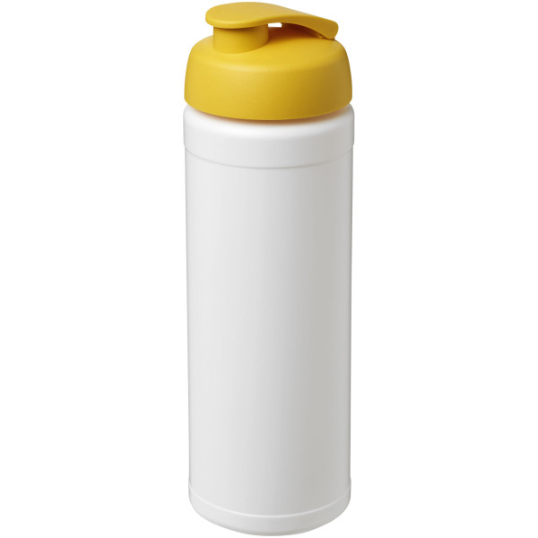 Baseline® Plus 750 ml flip lid sport bottle - White/Yellow