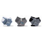 3-Pack Mixed Stripe Sneaker Socks - Color Mix 2 - S/M