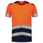 T-shirt High Vis Bicolor 103006 Fluor Orange-Ink 5XL