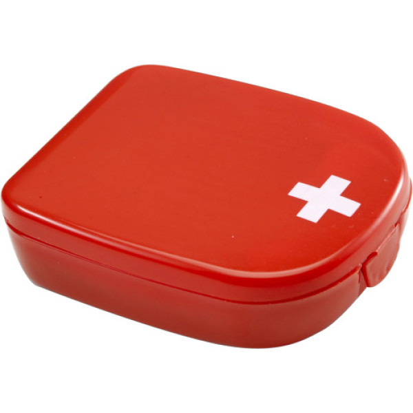 Plastic first aid kit