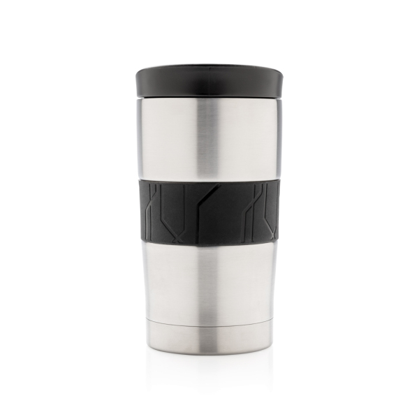 Dishwasher safe vacuum coffee mug, silver