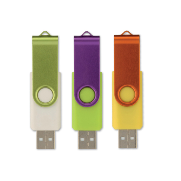 USB stick 2.0 Twister 4GB - Combinatie