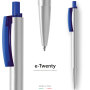 Ballpoint Pen e-Twenty Silver Blue