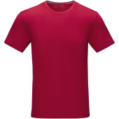 Azurite GOTS økologisk, kortærmet T-shirt til mænd - Rød - S