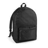 BagBase Packaway Backpack, Black/Black, ONE, Bagbase