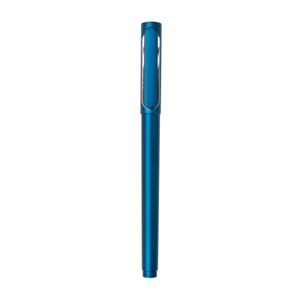 X6 pen met dop en ultra glide inkt, blauw