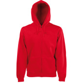 Men's Premium Full Zip Hooded Sweatshirt (62-034-0) Red XXL