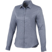 Vaillant oxford damesoverhemd met lange mouwen - Oxford navy - XXL