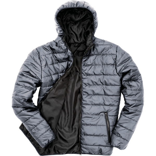 Soft padded jacket Frost grey / Black XS