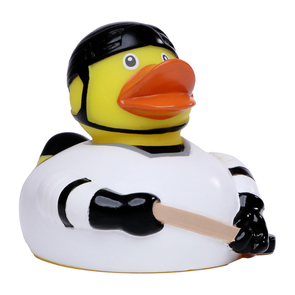 Squeaky duck ice hockey