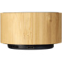 Cosmos bamboo Bluetooth® speaker - Natural/Solid black